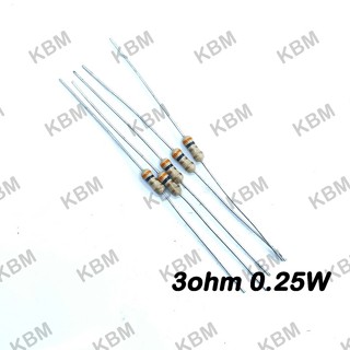 Resistor ตัวต้านทาน 3ohm 0.25W 3ohm 1W 3ohm 5W