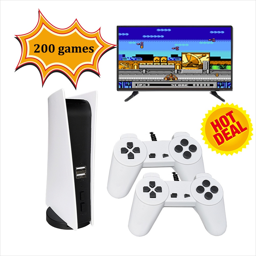 2022 New GS5 Game Console 8 Bit USB Wired Handheld Game Player 200