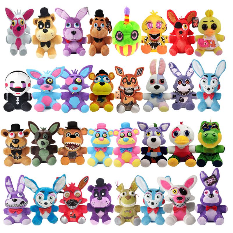 43cm Game Five Nights At Freddy's Plush Warm Pillow Golden Fazbear FNAF  Plush Toys Family Bolster Toys Gifts