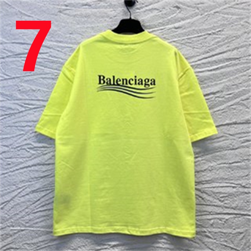 Fashion BA881LEN666CIAGA เสื้อยืดแขนสั้น ผ้าฝ้าย พิมพ์ลายตัวอักษร โค้ก พลัสไซซ์ XS-L สําหรับผู้ชาย และผู้หญิง