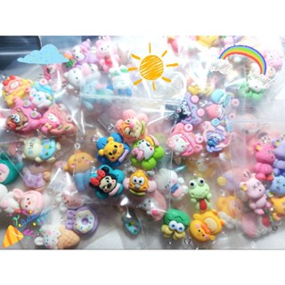 จี้เรซิ่นน่ารักๆ จี้เรซิ่น เซ็ต5ชิ้น (ส่งจากไทย)