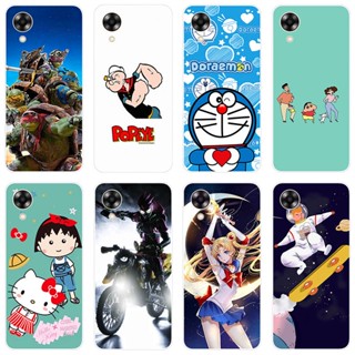 เคสสำหรับ OPPO A17K Case Silicone Back Cover Soft Casing OPPOA17K cartoon TPU เคส