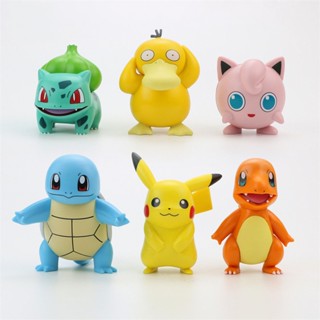 ตุ๊กตา ฟิกเกอร์ Pokemon Pikachu 6 ชิ้น