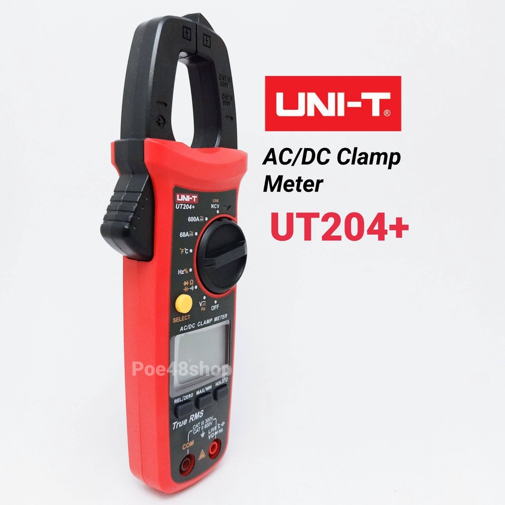 คลิปแอมป์ Digital Clamp Meter UNI-T รุ่น UT204+ Automatic Range True RMS S1I1