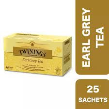 ทไวนิงส์ ชาสีทองอ่อน รสเบา เอิร์ล เกรย์ ชนิดซอง 2 กรัม แพ็ค 25 ซอง Twinings Earl Grey Tea 2 g. Pack 25 Tea Bags