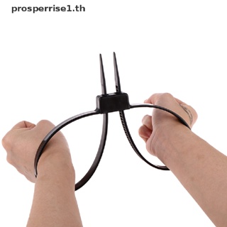 [PPTH] 1Pc Plastic Police  Double Flex Cuff  Zip Tie Nylon Cable Ties [MOTOR]