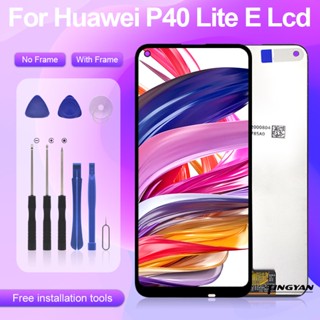 หน้าจอสัมผัส LCD ดิจิไทเซอร์ ART-L28 L29 P40 Lite E พร้อมกรอบ สําหรับ Huawei Y7P 2020