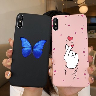 เคสโทรศัพท์ซิลิโคน TPU แบบนิ่ม ลายการ์ตูนผีเสื้อ สําหรับ Xiaomi Redmi 9A 9AT 9i Redmi 9A 9AT 9i 9 A T i Funda Capa