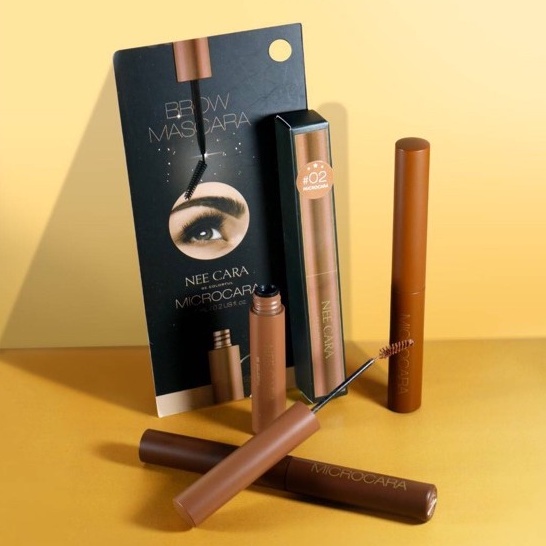#N608 NEE CARA MICROCARA BROW MASCARA นีคาร่า ไมโครคาร่า บราว มาสคาร่า มาสคาร่าคิ้ว ปัดคิ้ว