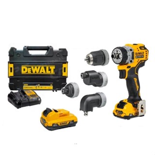 DEWALT สว่านไร้สาย12V(เปลี่ยนหัวได้) รุ่น DCD703D2-B1 ของแท้โดยตัวแทนจำหน่าย