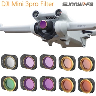 Sunnylife ฟิล์มกระจกกันรอยเลนส์กล้อง อุปกรณ์เสริม สําหรับ DJI Mini 3 Pro ND CPL 4 8 16 32 64 DJI Mini 3