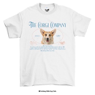 เสื้อยืดลาย WELSH CORGI (เวลช์ คอร์กี้)Classic Cotton Unisex by 【Nothing Hills】