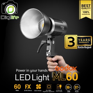 Godox LED ML60 60W 5600K CRI96 TLCI97 - รับประกันศูนย์ Godox Thailand 3ปี