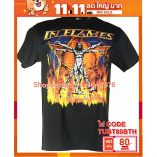 เสื้อวง In Flames เสื้อวงดนตรีร็อค เดธเมทัล เสื้อวินเทจ อิน เฟลมส์ IFM1626