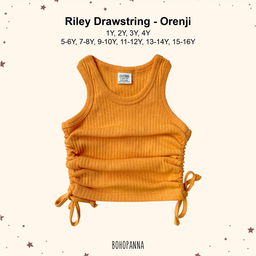 Disc Bohopanna - Riley Drawstring Top - เสื้อยืดเด็กผู้หญิง