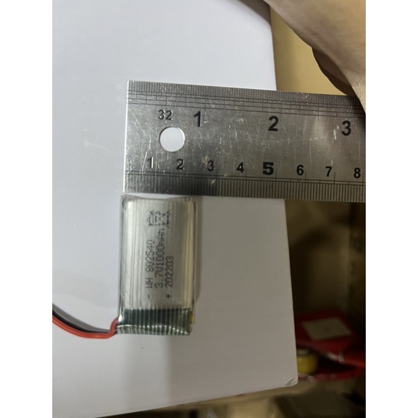 แบตเตอรี่สำรองโดรนX52HD&โดรนไซด์กลางขนาดและความจุ 3.7V 800mah แบตลิโพสองสาย