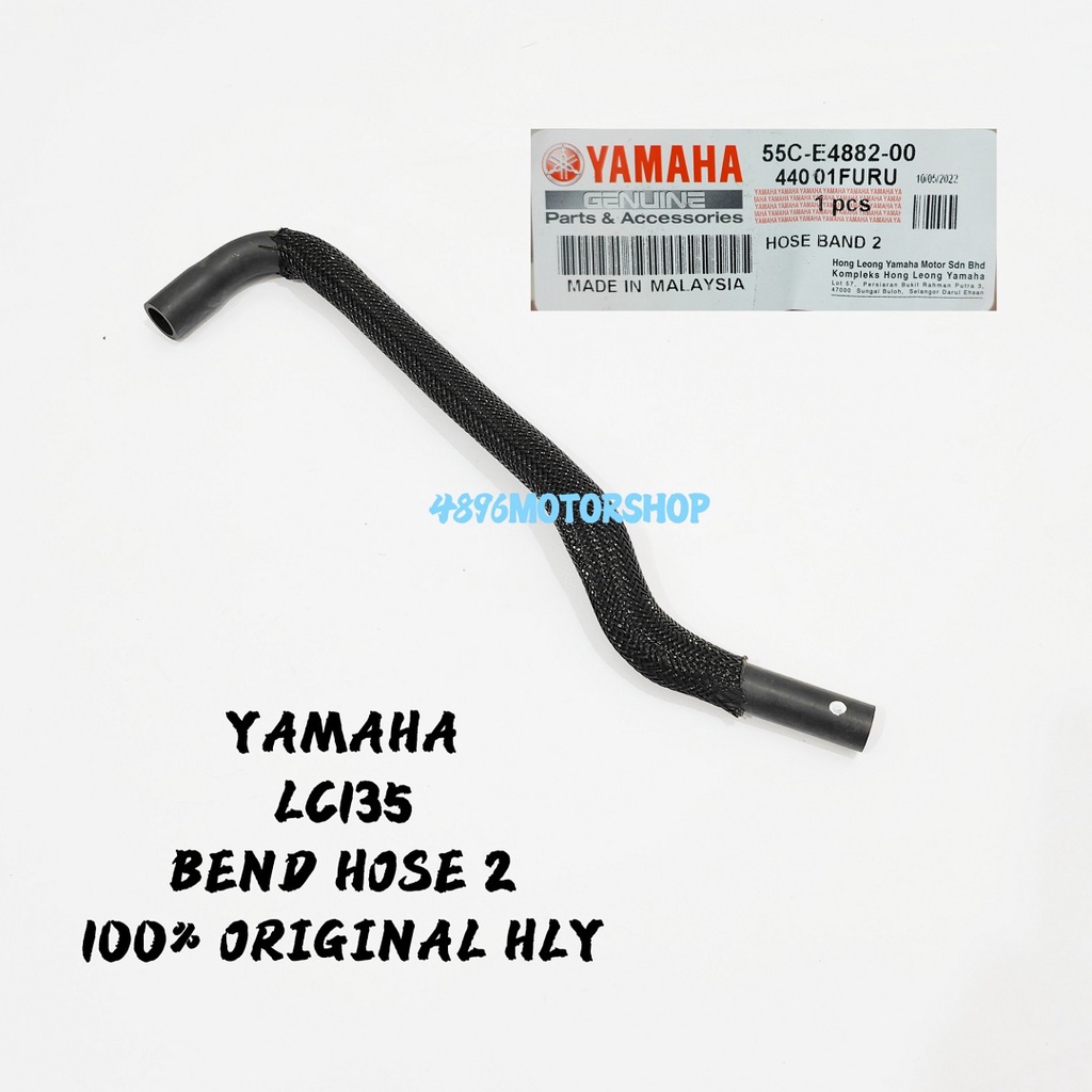 YAMAHA LC135 ท่อ BEND 2 55C-E4882-00 ท่อหม้อน้ําพลาสติก LC 135 HLY