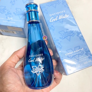 Limited! Davidoff Cool Water Street Fighter Champion Edition For Women 100ml.น้ำหอมคอลเลคชั่นพิเศษ