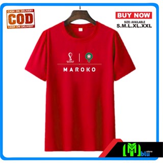 KATUN T SHIRT Morocco Ball T-SHIRT FIFA WORLD QATAR 2022 Cotton COMBED 30S