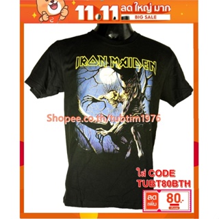 เสื้อวง Iron Maiden เสื้อวงดนตรีร็อค เดธเมทัล เสื้อวินเทจ ไอเอิร์นเมเดน ไอร่อน IRN387