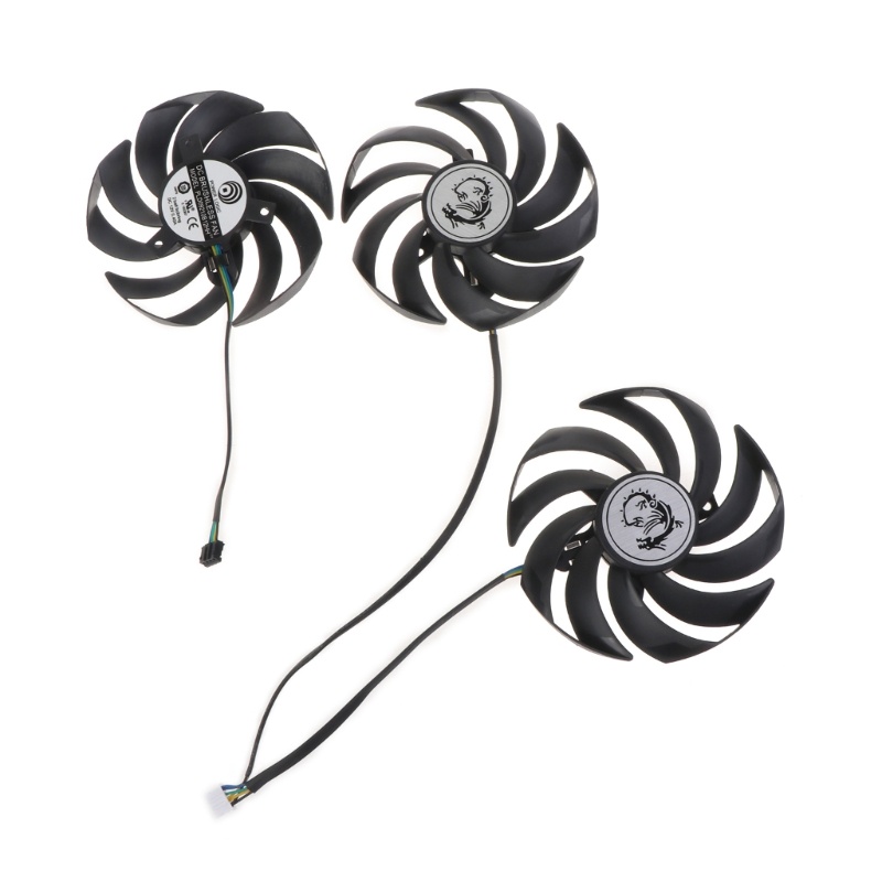 BT 90 มม.4PIN DC 12V GPU พัดลมสําหรับ MSI Radeon RX 6800 6900 XT 6800XT 6900XT การ์ด Cooling เช่นเปล