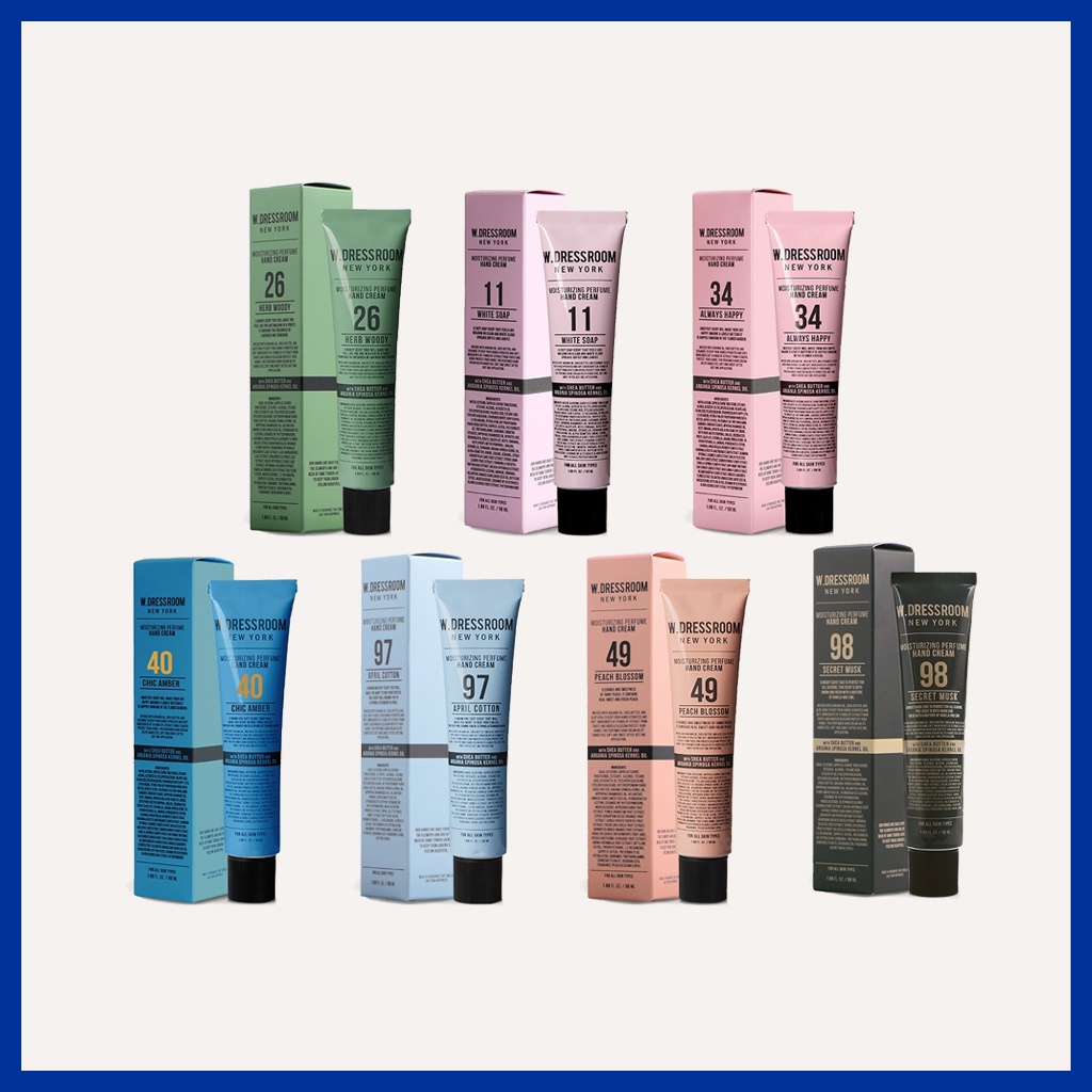 W.DRESSROOM Moisturizing Perfume Hand Cream No.514 May Rose ครีมทามือ 50ml
