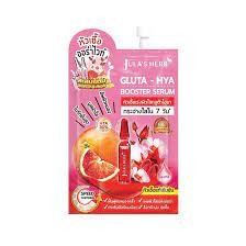 Julas Herb GLUTA-HYA BOOSTER SERUM จุฬาเฮิร์บ หัวเชื้อเซรั่มกลูต้า-ไฮยาส้มแดง 6 ml.