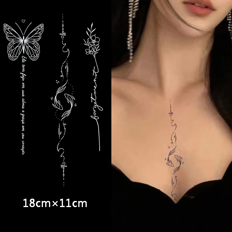 【COCO Magic tattoo】สติกเกอร์รอยสักชั่วคราว กึ่งถาวร กันน้ํา ติดทนนาน 15 วัน 18 ซม.*11 ซม.