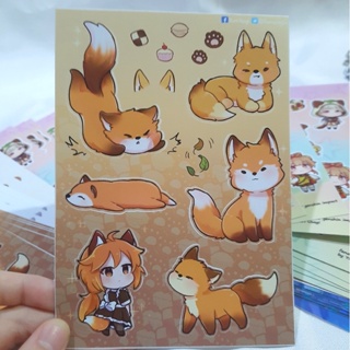 sticker ลายน่ารัก ลายสัตว์ /genshin impact