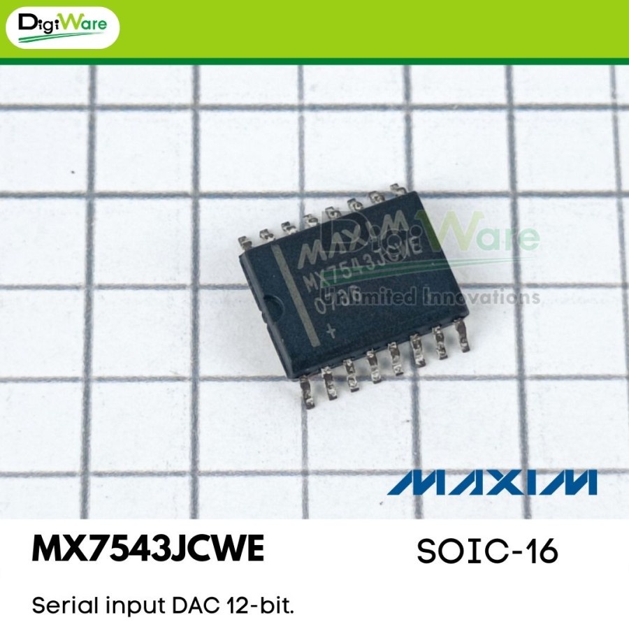 MX7543JCWE MX7543 SMD SOIC 16 พิน