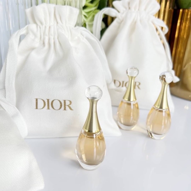 Dior Jadore EDP Infinissime 5ml + ถุงผ้า #เซ็ตน้ำหอมพร้อมถุงผ้า