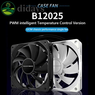 TEUCER พัดลมระบายความร้อน ไฮดรอลิก PWM 4 พิน DC 12V PC Case CPU 120 มม.