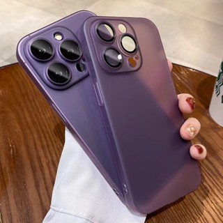 【Matte soft case with lens film soft case】เคส compatible for iphone 14 pro max 13 pro max 12 pro max 11 pro max case