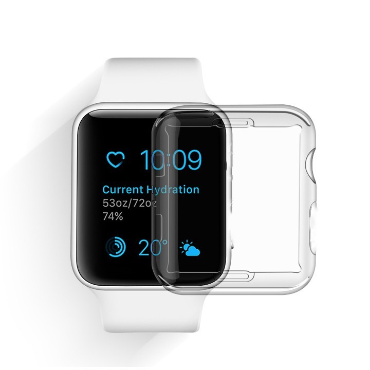 จัดส่งจากกรุงเทพ  Watch case iWatch ขนาด Series 11 10 42mm 46mm 45mm40mm41mm44mmซิลิโคนอ่อนนุ่มหุ้มใสสำหรับ IWATCH