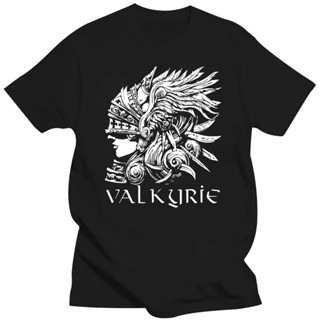 เสื้อยืด พิมพ์ลาย Viking Valkyrie Of Valhalla Odin Ragnar แฟชั่นยอดนิยม