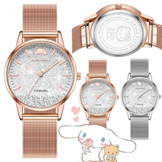 Sanrio นาฬิกาข้อมือ นาฬิกาเด็ก นาฬิกากันน้ำ นาฬิกาผู้หญิง Hello Kitty Cinnamoroll Watch นาฬิกา