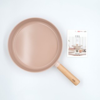 Omocha - (Peach) FIKA กระทะแบน 28 cm สีพีช - (FRY PAN 28 cm)