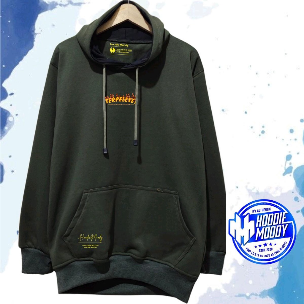 HIJAU ล่าสุด distro ผู้ชาย hoodie เสื้อกันหนาวชุดสีดําสีขาวสีเขียวมิ้นท์ครีมขนาด ml xl xxl หนานุ่มผู