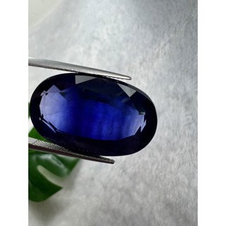 Blue sapphire 38 carats  16x26mm 1 pieces Hardness 9