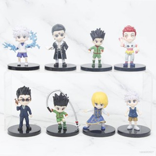 Yb2 โมเดลฟิกเกอร์ HUNTER×HUNTER GON Killua Kurapika Leorio ของขวัญ สําหรับตกแต่งบ้าน 8 ชิ้น