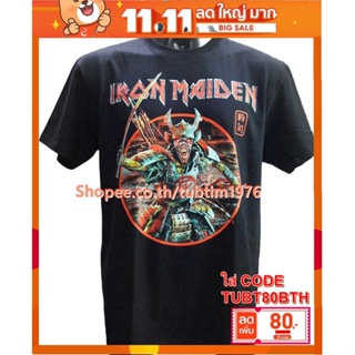 เสื้อวง IRON MAIDEN เสื้อวงดังๆ วินเทจ เสื้อวินเทจ ไอเอิร์นเมเดน ไอร่อน IRN1842