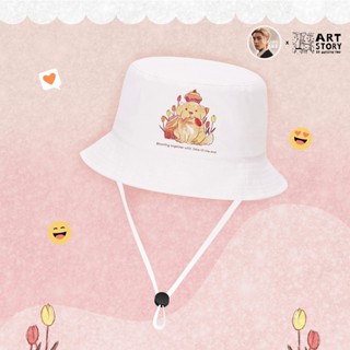 ARTSTORY x Gloden Jake SAFARI HAT หมวกผ้าดิบพิมพ์ลาย จากฝีมือน้องออทิสติก