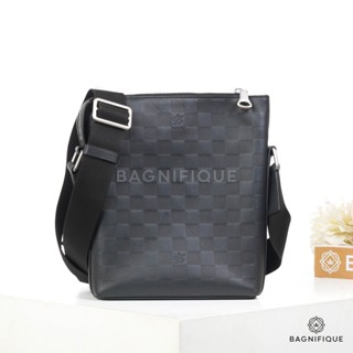 LOUIS VUITTON DISCOVERY MESSENGER BB BLACK DAMIER CANVAS SHW MICROCHIP