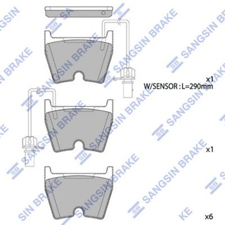 ผ้าดิสเบรคหน้า AUDI A4 B7 B8 RS4 2005- A5 RS5 2010- A6 C5 RS6 2002- R8 2007- VW PHAETON 2004- ปั๊มBREMBO HI-Q