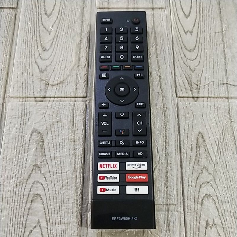 รีโมท TV รุ่น ERF3W80H(4K) (USE FOR HISENSE TV) ตามภาพใส่ถ่านใช้งานได้เลย