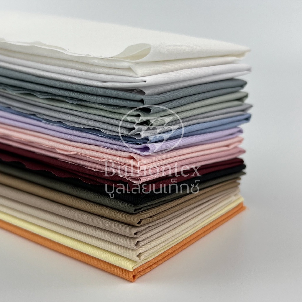 ผ้าคอตตอน วอช Cotton Wash ผ้าเนื้อแน่น เนียน ไม่ระคายเคืองผิว มินิมอล ขนาด 1 หลา พร้อมส่ง - รูปที่ 4