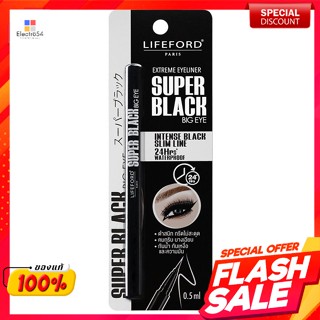 ไลฟ์ฟอร์ด ปารีส เอ็กซ์ตรีม อายไลเนอร์ ซุปเปอร์ แบล็ค 0.5 มล.Lifeford Paris Extreme Eyeliner Super Black 0.5 ml.