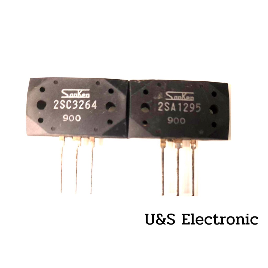 2SA1295 + 2SC3264 SANKEN PNP NPN 17A 230V 200W  ของแท้ (ขายเป็นคู่) ของพร้อมส่งในประเทศ