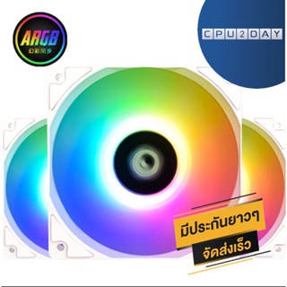 ชุดพัดลม ระบายความร้อน เคส ID-COOLING XF-12025 ARGB White X3 สินค้าใหม่ ส่งเร็ว ประกัน CPU2DAY