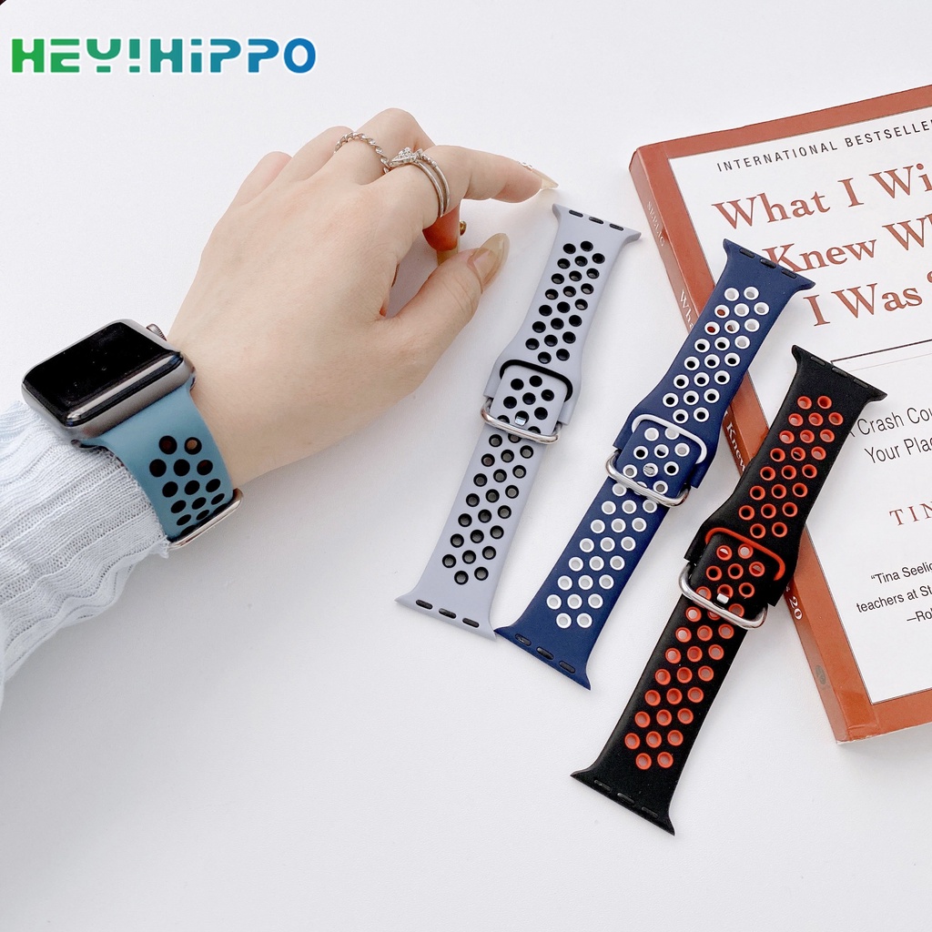 สายนาฬิกาข้อมือซิลิโคน สําหรับ iwatch ultra 49 มม. iwatch series 8 7 se 6 5 4 3 45 มม. 41 มม. 40 มม. 44 มม.